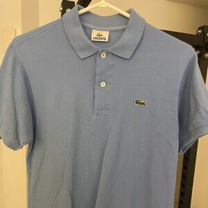 Lacoste Light Blue Polo Mens S